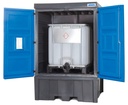 PolySafe kontejner za 4 sode po 200 litrov ali 1 IBC po 1000 litrov, iz polietilena (PE)