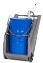Premični črpalni sistem za mineralna olja z vozičkom iz PE in ročno črpalko