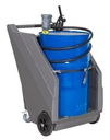 Premični črpalni sistem za kisline / kemikalije z vozičkom iz PE in ročno črpalko (kopija)
