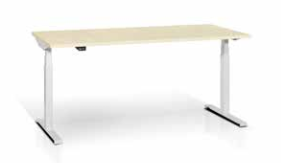 Ergonomska pisarniška miza z električnim dvigovanjem višine | Nastavljiva višina od 585 mm do 1235 mm | D5134