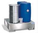 Pro line Lovilna- prestrezna posoda INOX | za 4 sode | rešetka INOX | 1260x1342x270 mm