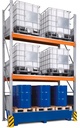 Regal za shranjevanje IBC posod | 3 nivoji za 6x IBC po 1000 litrov | K6-I 