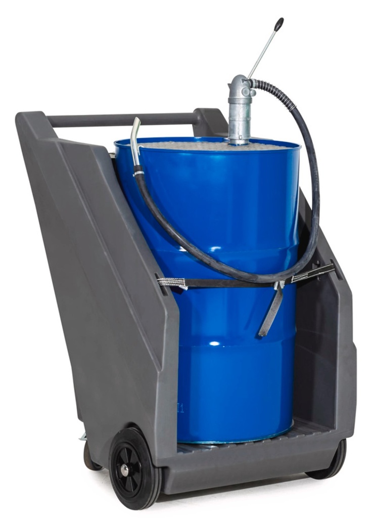 Premični črpalni sistem za mineralna olja | z vozičkom iz PE in ročno črpalko