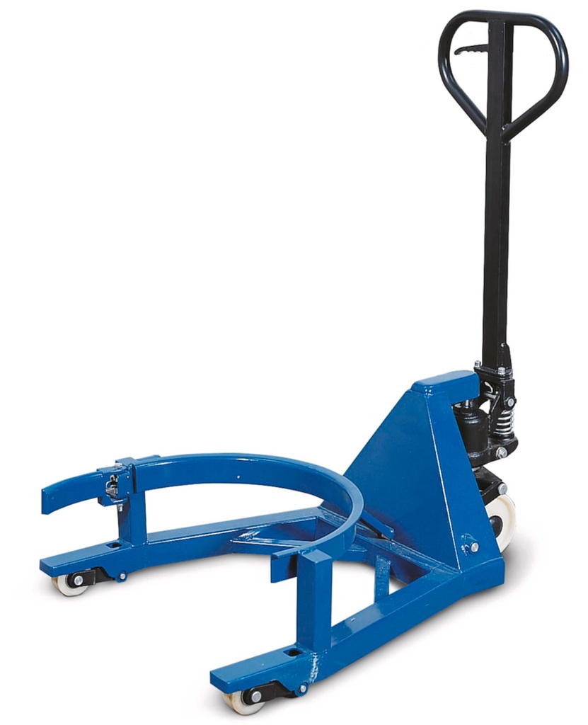 Paletni voziček za kovinske sode | višina dviga 0-110 mm | za 200 litrske sode