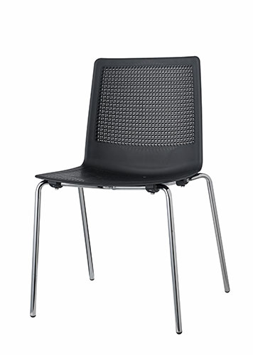[D2544/NE] Jedilniški stol ASTRA | črn