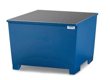 [273863] Lovilna- prestrezna posoda iz jekla classic-line za 1 IBC | 1 rešetka
