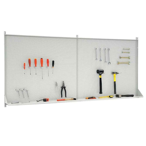 Panel za orodje s polico | 1500x140x850 mm | 0385
