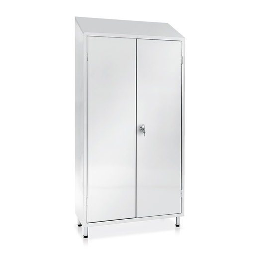 [E112] Večnamenska garderobna omara INOX | AISI 441 | 1780-1980x950x400 mm | E112