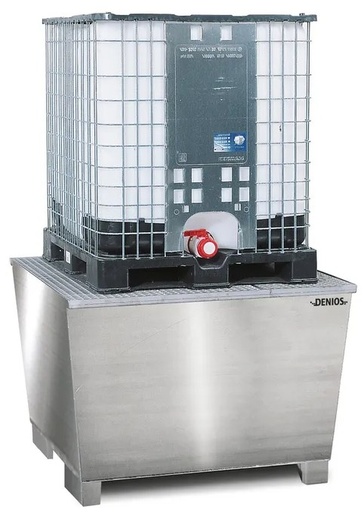 [328460] Lovilna- prestrezna posoda iz nerjavečega jekla |  za 1 IBC