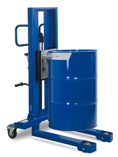[181092] Dvižni voziček za sode | višina dviga 120-740 mm | ozko podvozje | za 60-200 litrske kovinske sode