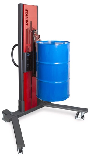 [236564] Dvižni voziček za kovinske sode | Secu Ex | višina dviga 0-1405 mm | podvozje v obliki črke V | za 60-200 litrske sode | ATEX