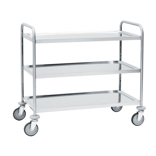 [C206] Voziček s pladnji INOX | AISI 201 | 1090x590x940 mm | C206